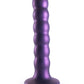 Shots Toys | OUCH! Beaded G-Spot Dildo - 5" / 13 cm - Metallic Purple