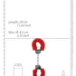 Shots Toys | OUCH! Pleasure Handcuffs Furry - Red