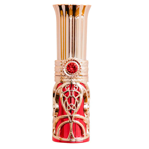 BMS Ruby Kiss 4 in 1 Lipstick Vibrator - Red and Rose Gold
