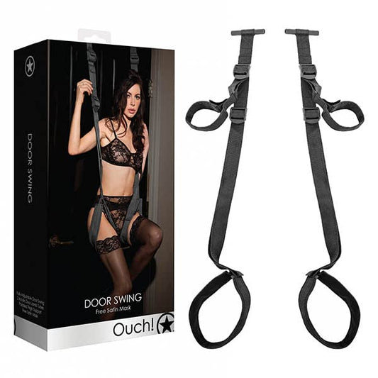 Shots Toys | Ouch! Door Swing Bondage Kit Black