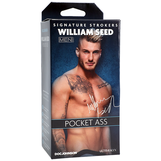 Doc Johnson Signature Strokers - William Seed - ULTRASKYN Pocket Ass Masturbator