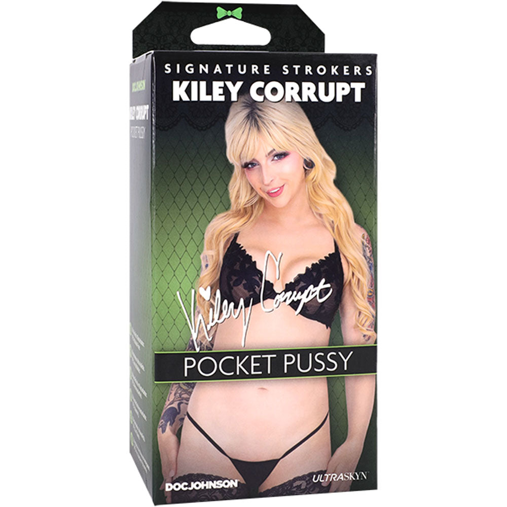 Doc Johnson Signature Strokers - Kiley Corrupt - ULTRASKYN Pocket Pussy