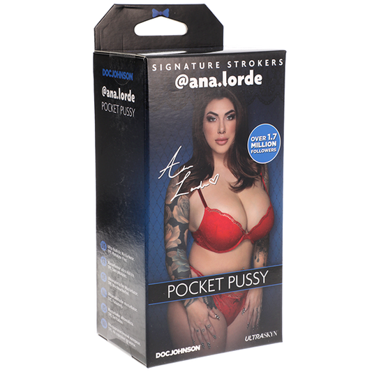 Doc Johnson Signature Strokers - Girls of Social Media - @ana.lorde ULTRASKYN Pocket Pussy