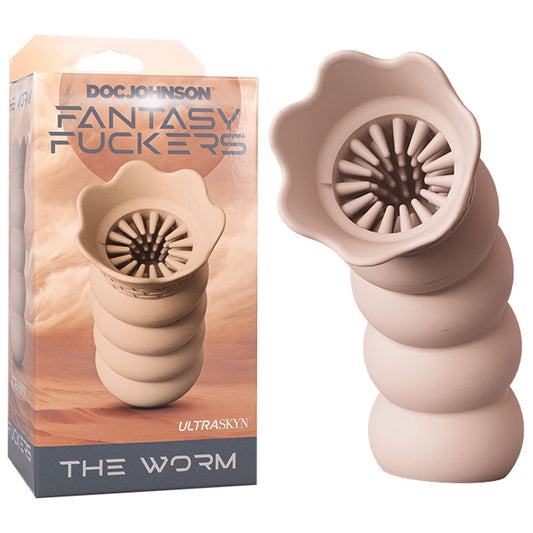 Doc Johnson Fantasy Fuckers - The Worm - ULTRASKYN Flesh Fantasy Stroker