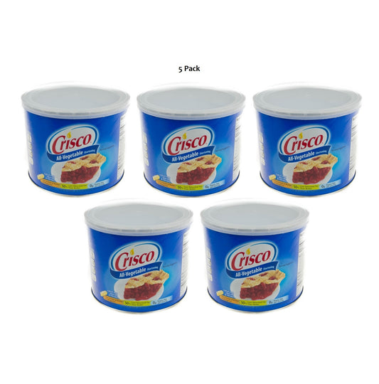 Crisco All-Vegetable Shortening Canister 5x440g - 5 Pack