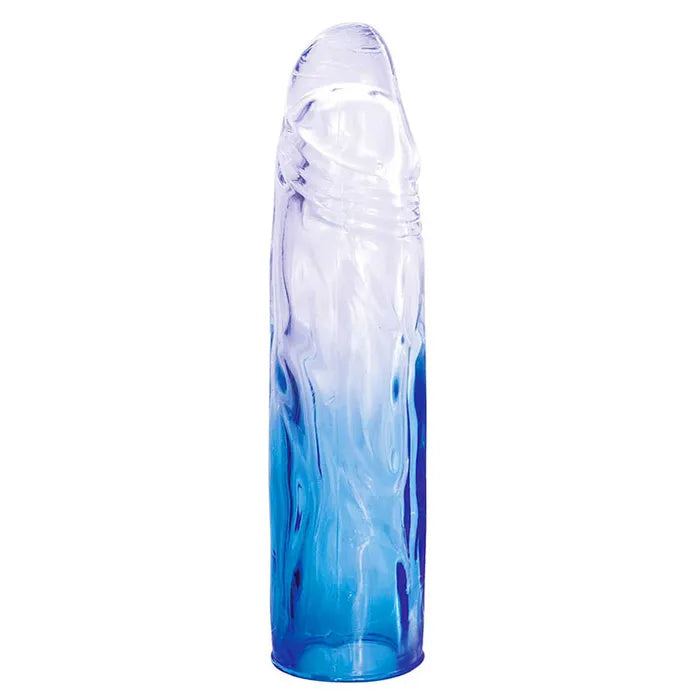 Adam & Eve SAPPHIRE Sleeve Set - Blue Clear Penis Sleeve Set - Set of 4