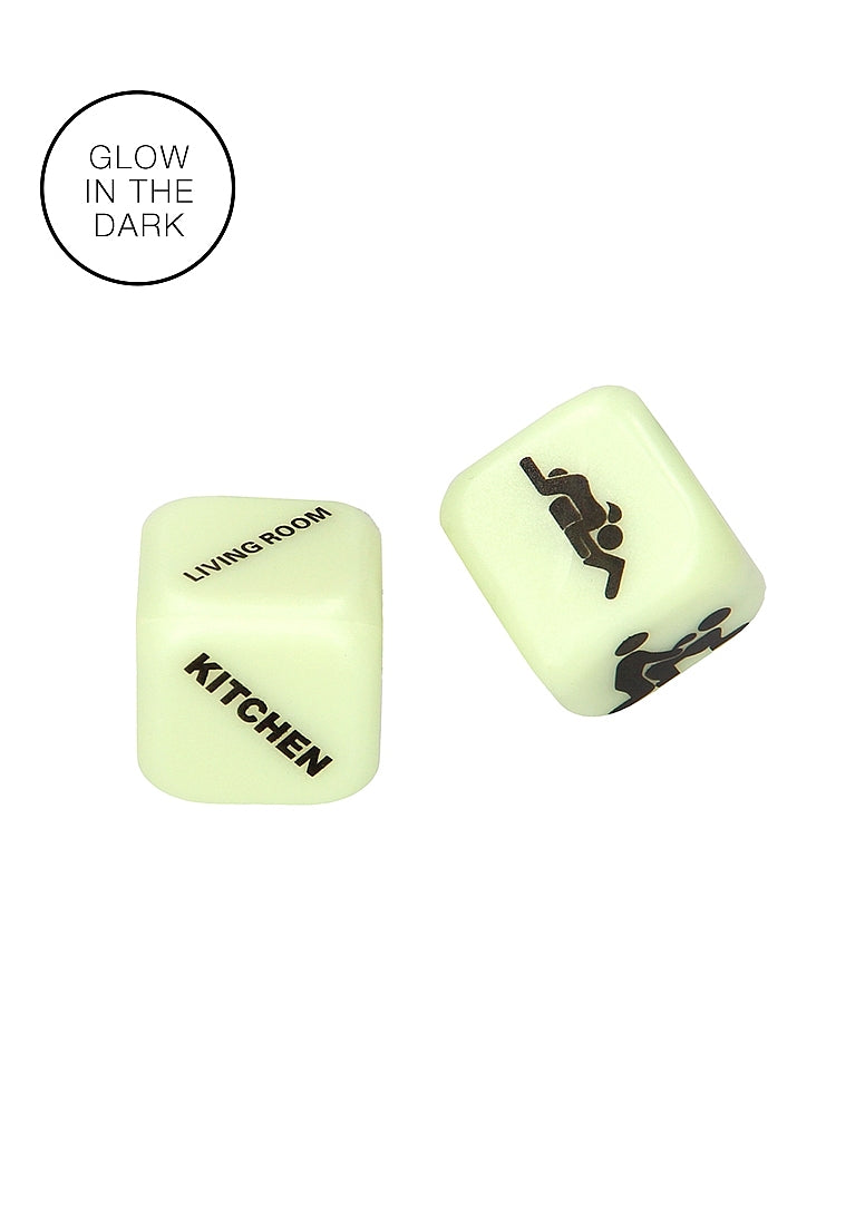 Shots Toys | Light Up Your Sexy Night Dice - Glow in the Dark