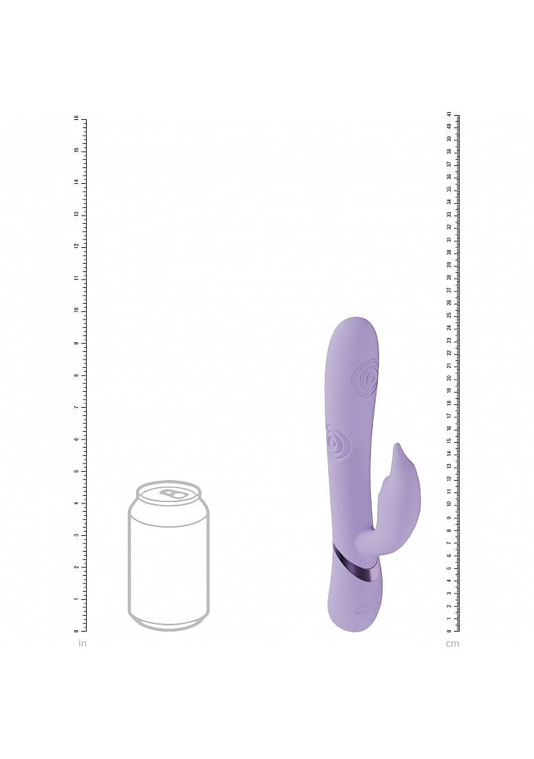 Shots Toys | VIVE Pallina Triple Motor G-Spot Vibrating Tapping Beads Clit Stimulator Lavender