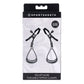 Sportsheets Velvet Noir Tuggable Nipple Clamps