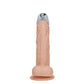 Shots Toys | REALROCK 6" Vibrating Dildo with Metal Head and Wireless Remote - Flesh