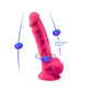 Adrien Lastic Silexd 8" Model 1 Realistic Silicone Dildo with Vibration - Pink