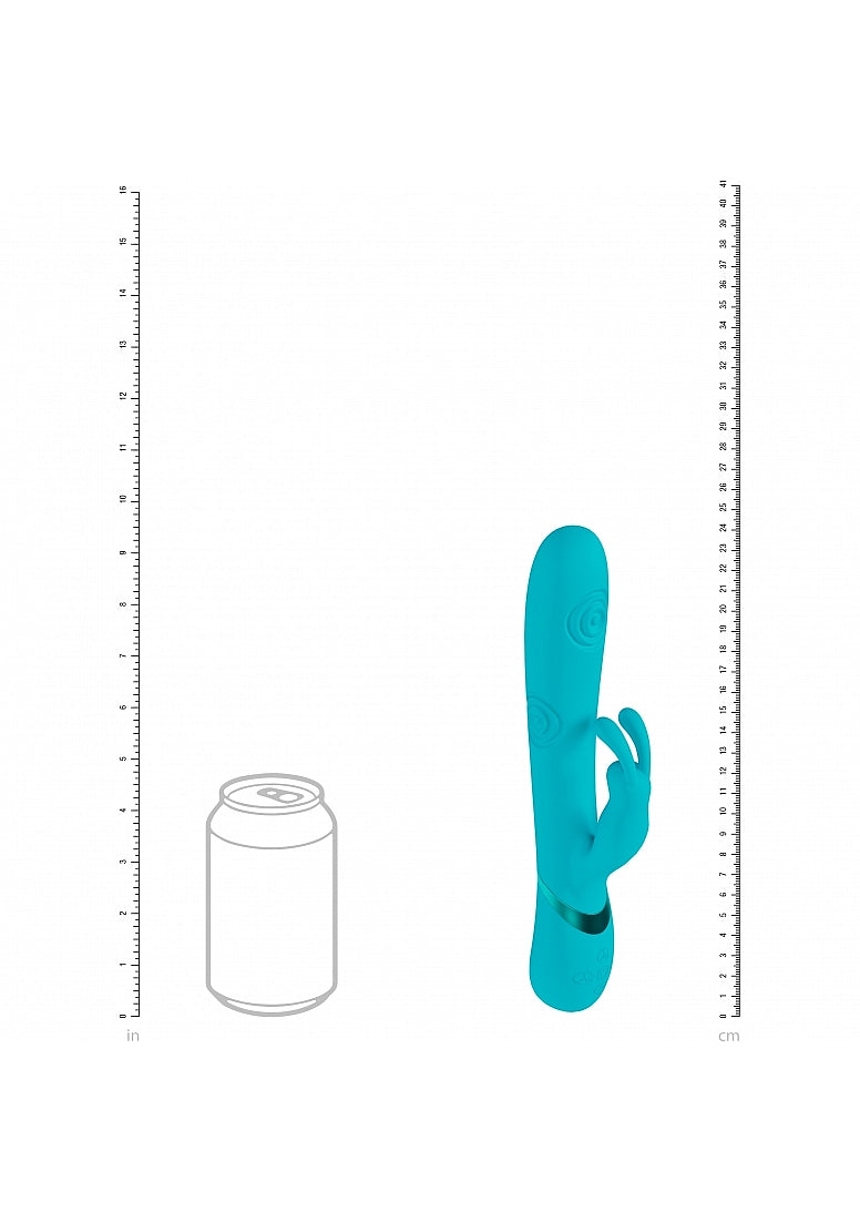 Shots Toys | VIVE Mimi Triple Motor G-Spot Tapping Rabbit Vibrator Blue