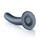 Shots Toys | OUCH! Smooth G-Spot Dildo - 7" / 17 cm - Gun Metal