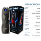 Drywell Atom Electronic Heating, Vibrating, Sucking and Moaning Masturbator