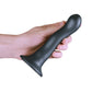 Shots Toys | OUCH! Ultra Soft Curvy G-Spot Dildo - 7" / 17 cm - Gun Metal