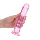 Shots Toys | REALROCK Crystal Clear 8" Straight Dildo No Balls - Pink