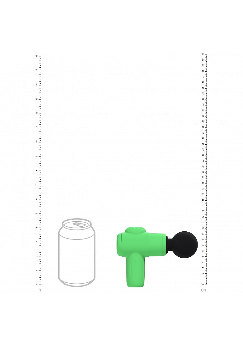 Shots Toys | LOVELINE MicroBoost Massager - Mini Massage Gun - Green