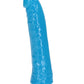 Shots Toys | REALROCK 18cm Slim Glow in the Dark Neon Blue 7" Dildo Dong