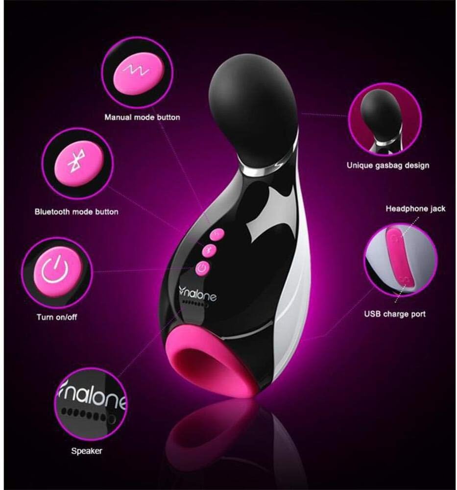 Nalone Oxxy Vibrating Masturbator Black/Pink