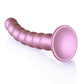 Shots Toys | OUCH! Beaded G-Spot Dildo - 8" / 20.5 cm - Rose Gold