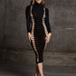 Le Desir Shade - Shade - Carme XI - Dress with Turtleneck Black Size OS