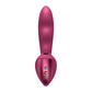 Fun Factory STRONIC PULSE ALLEGRO - Thrusting Vibrator with Air Pulse Stimulator - Wine Red