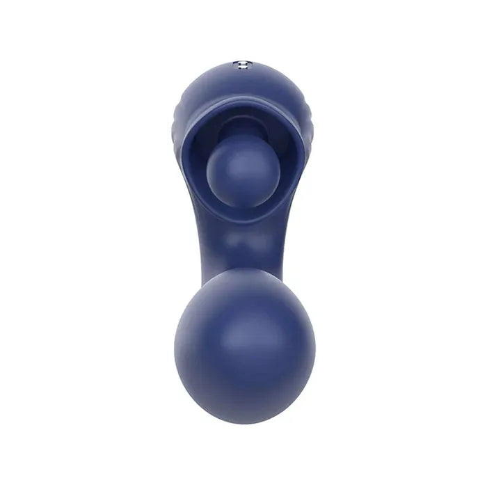Adam & Eve THE BIG BALLER - Thrusting & Rotating Rabbit Vibrator Navy Blue