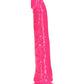 Shots Toys | REALROCK 25cm Slim Glow in the Dark Neon - Pink (9") Dildo Dong