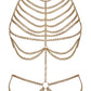 Orion | Cottelli Accessories - Body Chain Gold Two Piece Look