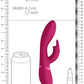 Shots Toys | VIVE Zosia Classic G-Spot Rabbit Vibrator Pink