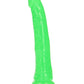 Shots Toys | REALROCK 25cm Slim Glow in the Dark Neon - Green (9") Dildo Dong