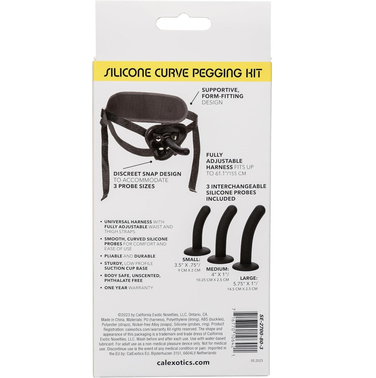 Calexotics Boundless Silicone Curve Pegging Kit
