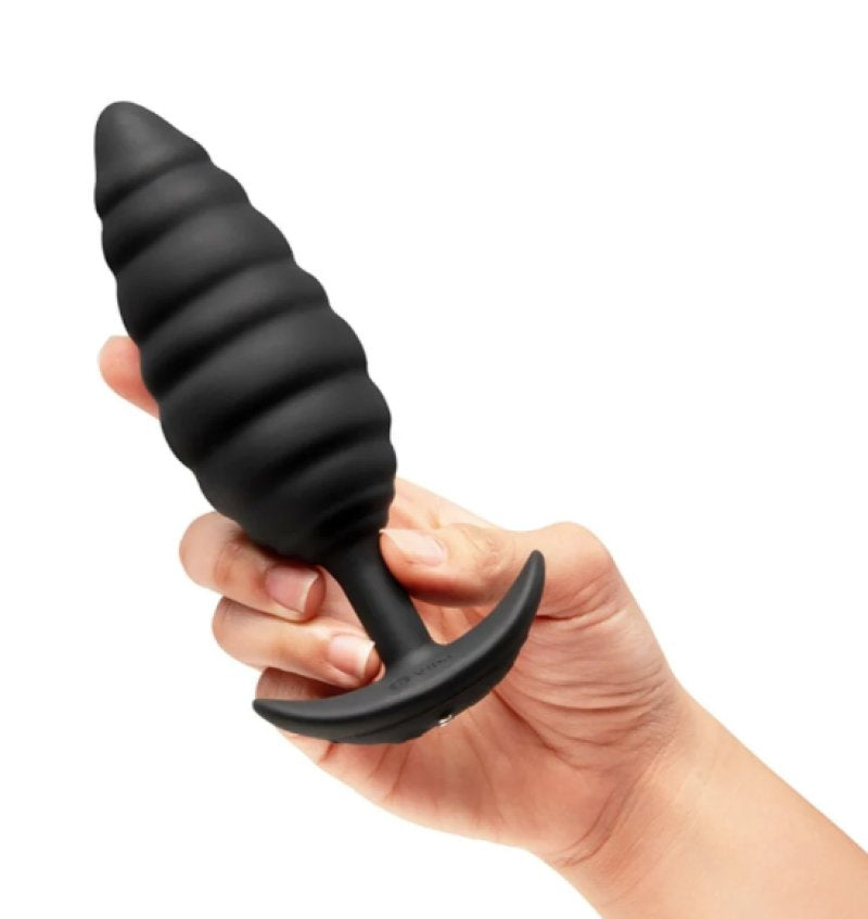 COTR | B-Vibe Twist Textured Vibrating Plug - Black