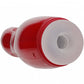 Shots Toys | PUMPED Virtuo - Metallic Red Sucking And Vibrating Auto Masturbator
