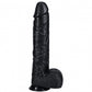 Shots Toys | REALROCK - Realistic Extra Long Dildo with Balls 15" / 38.1cm - Black
