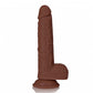 Shots Toys | REALROCK Straight Realistic Dildo with Balls - Brown 20.5cm (8") Dong