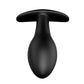 Party Up JEFF Silicone Plug - Black 8.5cm Butt Plug