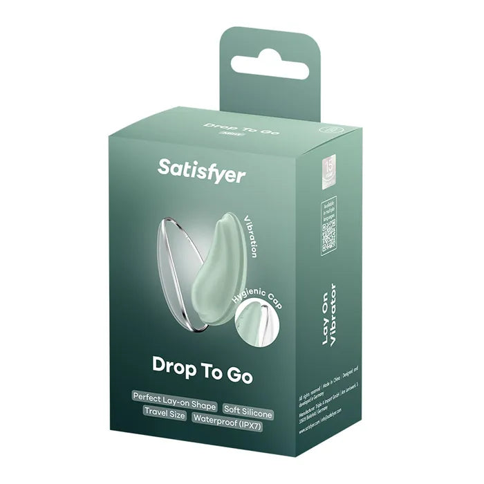 Satisfyer Drop To Go - Clitoral Lay-On Vibrator - Mint Green