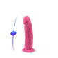 Adrien Lastic Silexd 6" Model 2 Premium Silicone Dildo - Pink Glow In The Dark