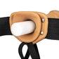 Shots Toys | REALROCK Vibrating Hollow Strap-On - 10" / 24.5cm Tan