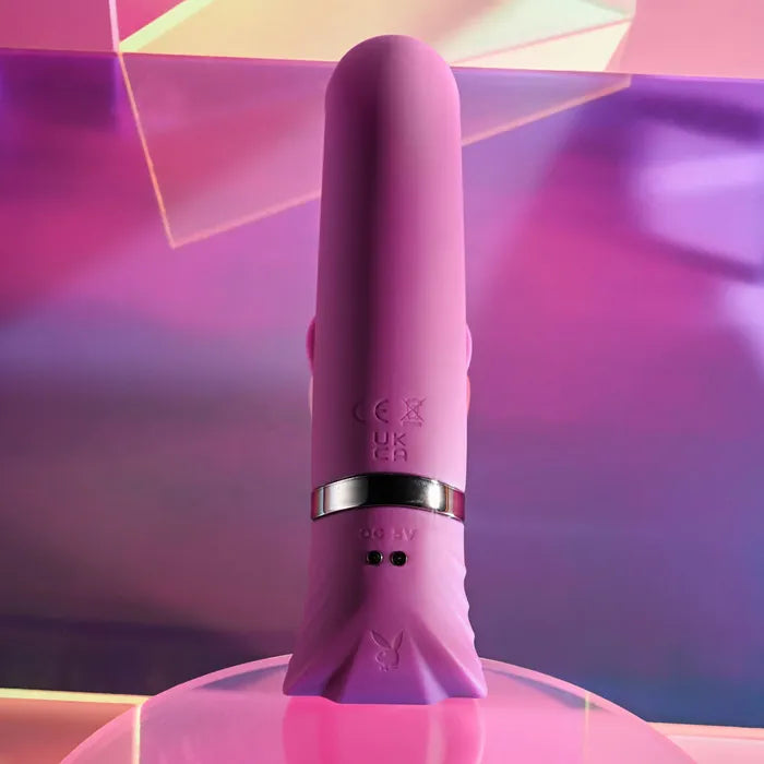 Playboy Pleasure TAP THAT Purple 16.5cm USB Rechargebale Rabbit Vibrator
