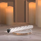 Playboy Pleasure IN A TWIST - White Glass 17.5cm USB Rechargeable Vibrator