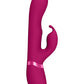 Shots Toys | VIVE Gada Bunny Ear G-Spot & Pulse Wave Shaft Rabbit Vibrator Pink