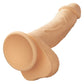 CalExotics Dual Density Silicone Studs Dildo 5”/12.75 cm - Ivory