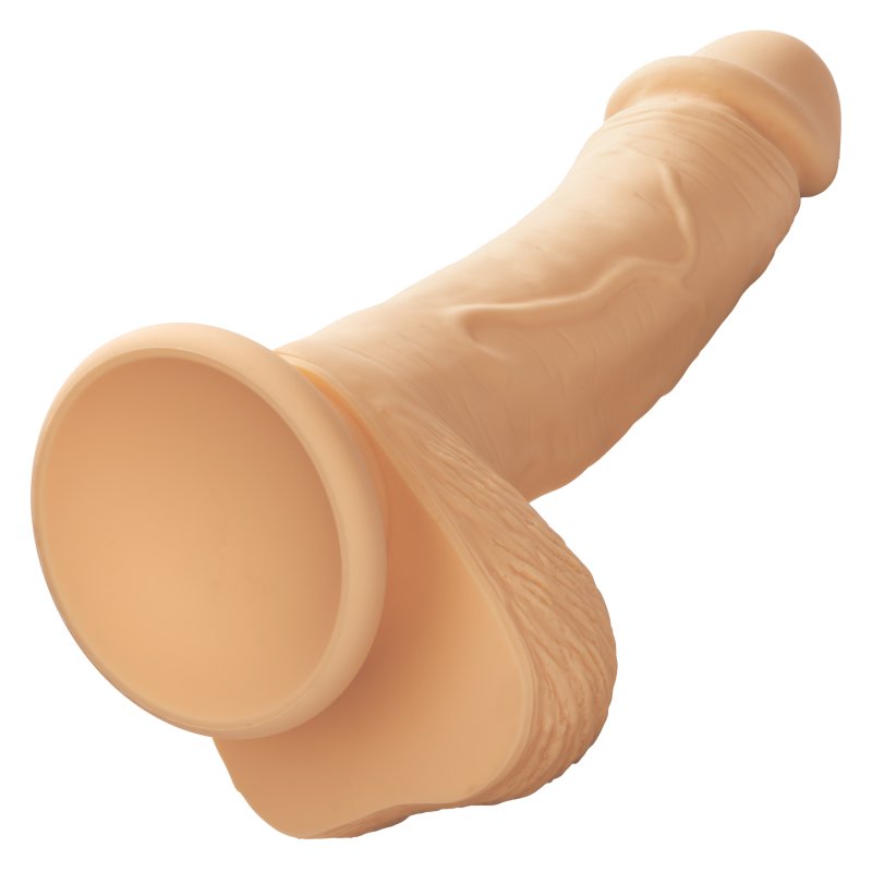 CalExotics Dual Density Silicone Studs Dildo 5”/12.75 cm - Ivory