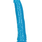 Shots Toys | REALROCK 25cm Slim Glow in the Dark Neon - Blue (9") Dildo Dong