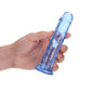 Shots Toys | REALROCK Crystal Clear 6" Straight Dildo No Balls - Blue