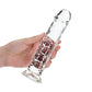 Shots Toys | REALROCK Crystal Clear 8" Straight Dildo No Balls - Translucent