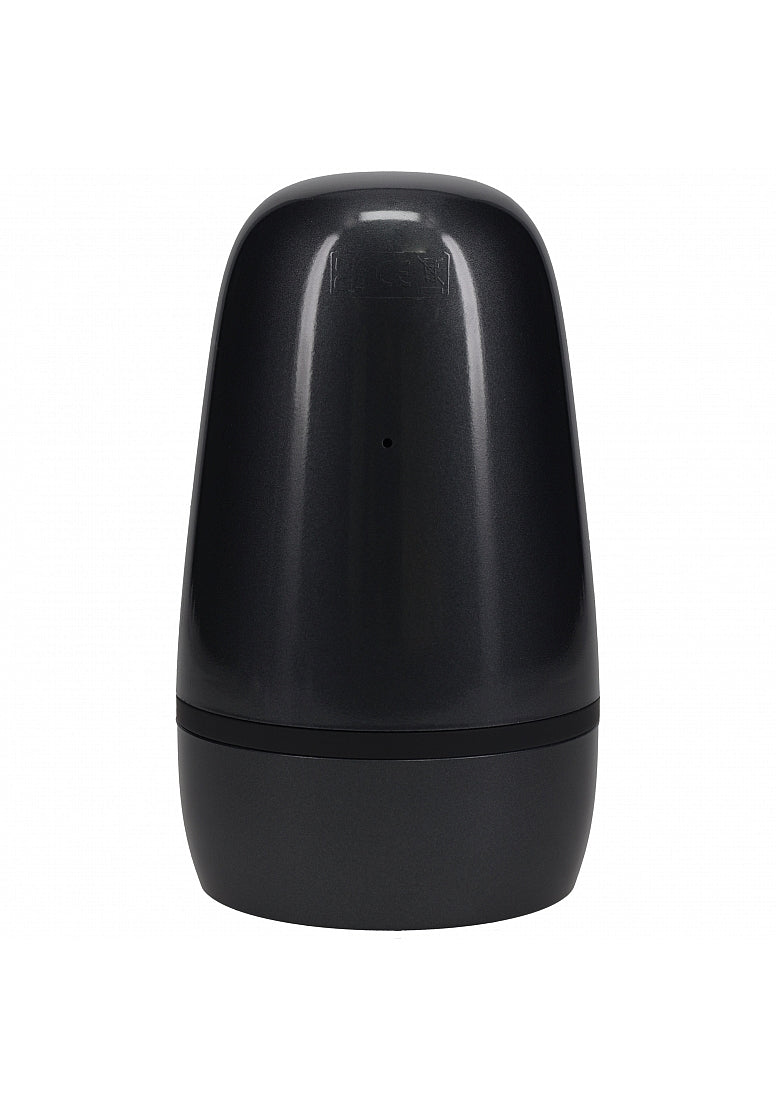 Shots Toys | PUMPED Vibrobator - Vibrating Suction Masturbator Pump - Gun Metal