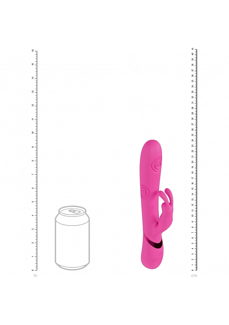 Shots Toys | VIVE Mimi Triple Motor G-Spot Tapping Rabbit Vibrator Pink